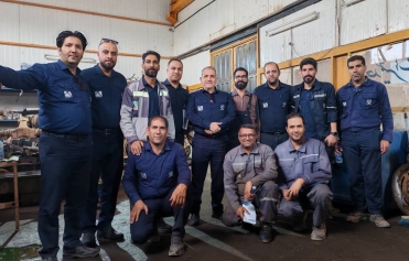 بازدید مدیرعامل محترم شرکت کاراوران صنعت خاورمیانه از تعمیرگاه کارگاه معدن سنگ آهن جلال آباد؛