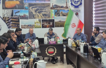 حضور محمدعلی ایزدی در بازدید دوره ای مدیرعامل محترم هلدینگ از مجتمع معادن، کنسانتره و گندله سازی شرکت فولاد سیرجان ایرانیان؛