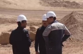 بازدید مدیرعامل محترم هلدینگ میدکو از کارگاه معدن سنگ آهن جلال آباد شرکت کاراوران صنعت خاورمیانه؛