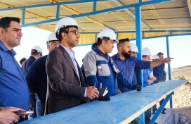 بازدید دوره ای مدیرعامل محترم هلدینگ میدکو از معدن سنگ آهن جلال آباد