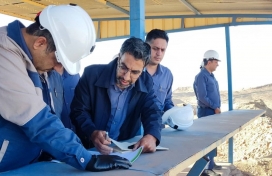 بازدید دکتر علیرضا ابراهیمی از معدن سنگ آهن جلال آباد؛