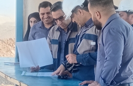 بازدید مدیرعامل محترم هلدینگ از معدن سنگ آهن جلال آباد؛